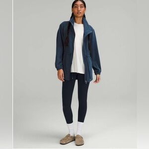 Lululemon Softstreme Cinch-Waist Jacket true navy - size 4